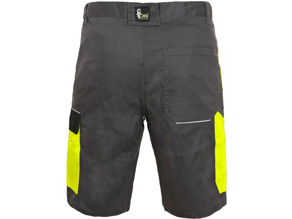 Kraťasy CXS PHOENIX ZEFYROS, pánske, sivo-žlté